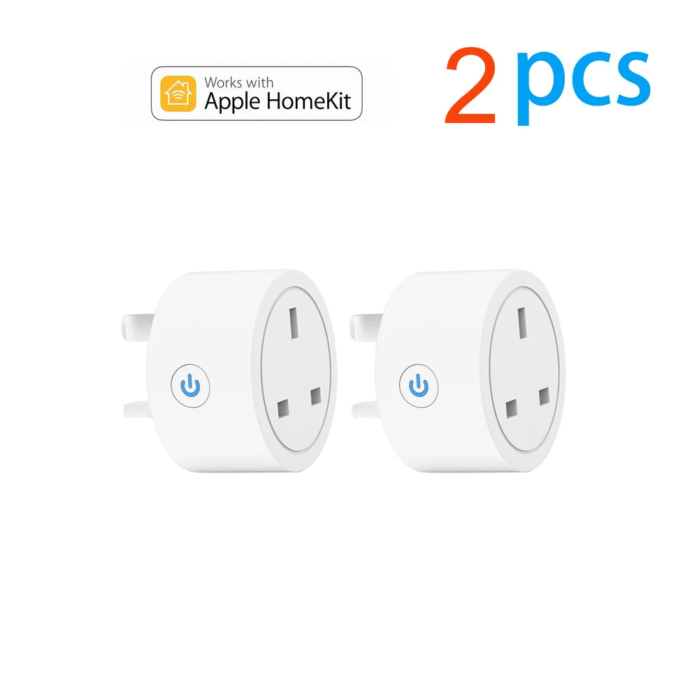 Zaarafy™ Tuya 20A Smart Socket UK Plug – WiFi, Alexa Voice Control, Energy Monitor & Timer