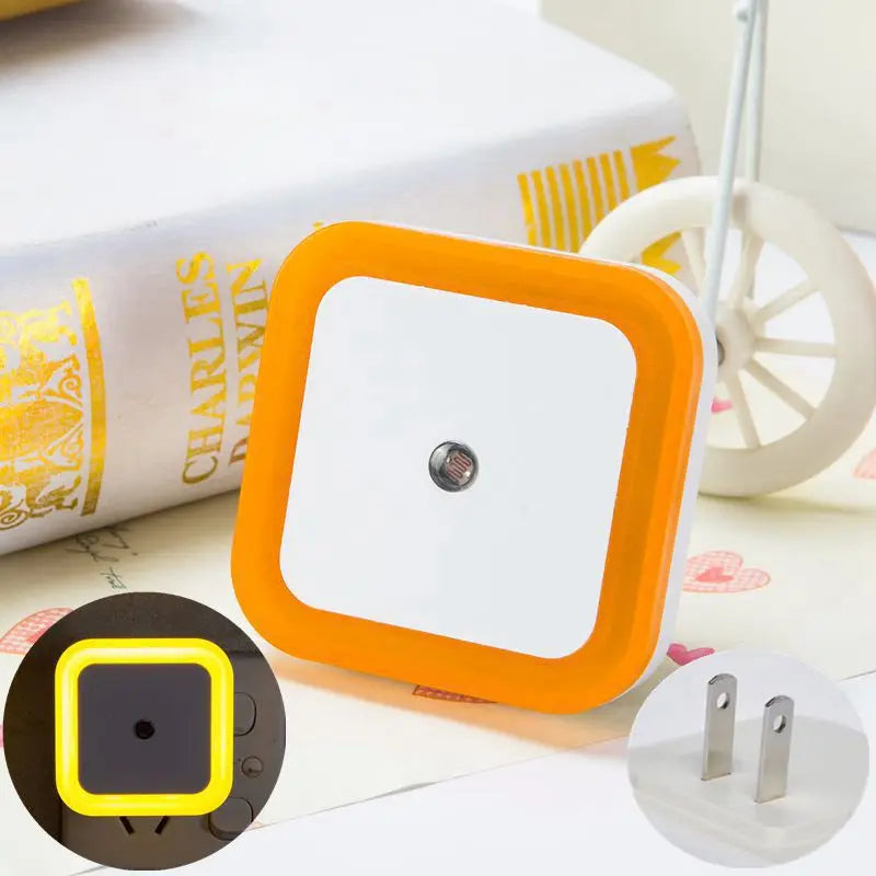 Zaarafy™ LED Plug-In Night Light – Auto Light Sensor, 360° Glow, EU/US Plug