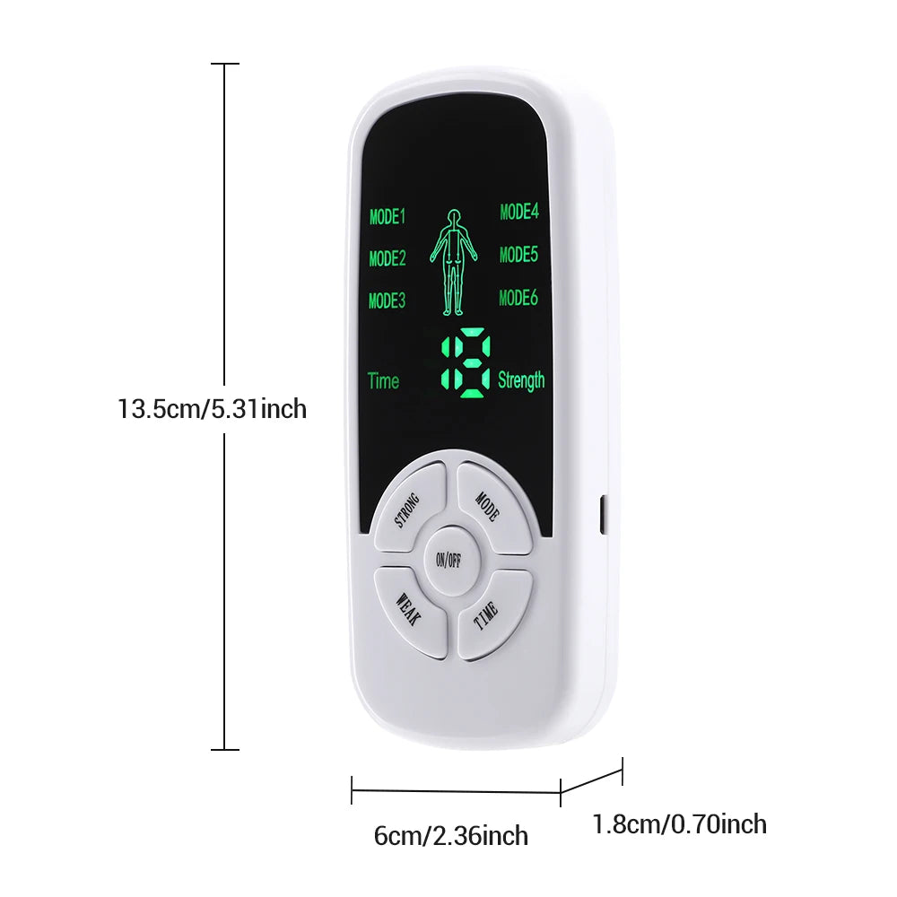 Zaarafy™ EMS Pulse Electric Muscle Stimulator – Back & Neck Massager, TENS Acupuncture Therapy
