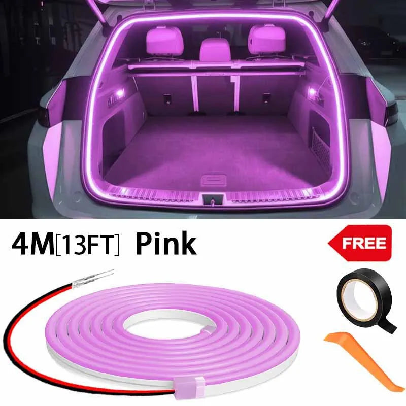Zaarafy™ Car Tailgate Ambient LED Light Strip – High Brightness, Auto Sensing, Wiring-Free