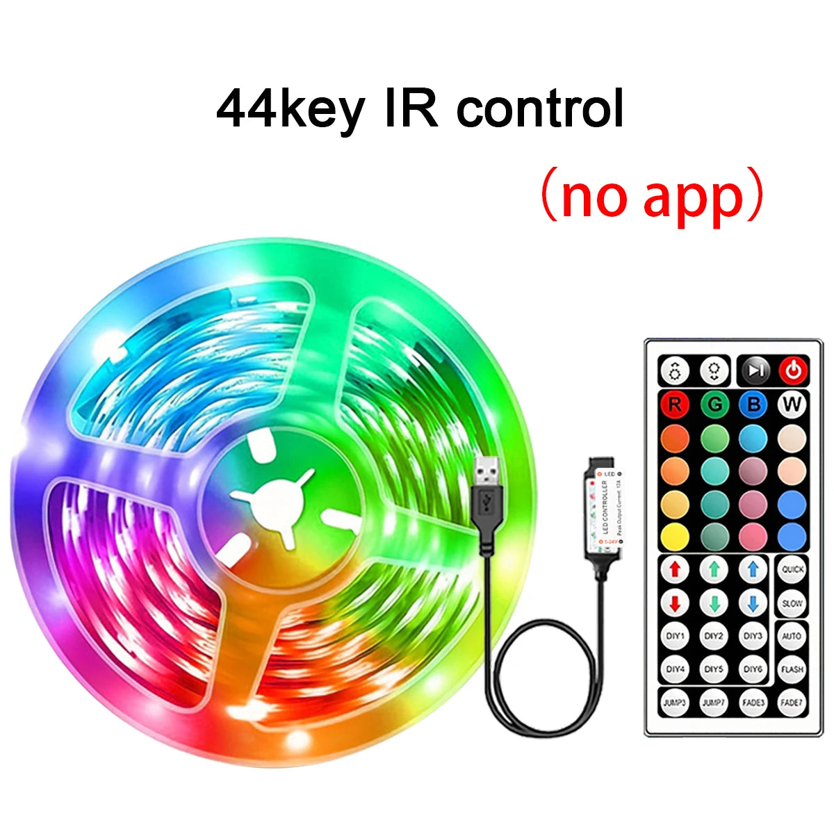 Zaarafy™ RGB LED Strip Lights – 5M-30M App Control, Flexible Room Decoration Light Tape