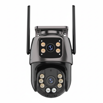 Zaarafy™ 4K 8MP WiFi PTZ Security Camera – Dual Lens, AI Auto Tracking, Outdoor CCTV