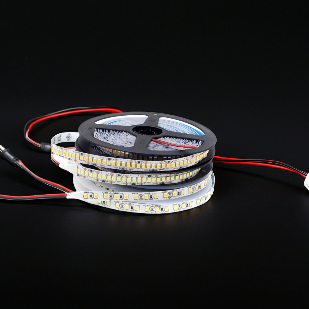 Zaarafy™ 12V SMD 2835 LED Strip Light – 120/240 LED/M, 1M-5M Warm White Flexible Ribbon