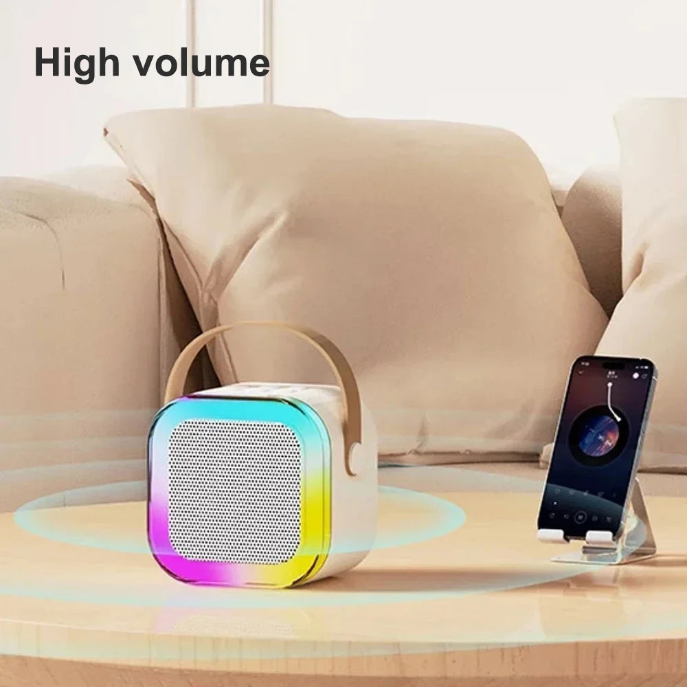 Zaarafy™ Professional Karaoke Bluetooth Speaker – Wireless Mic, KTV Column Speaker, HiFi Audio