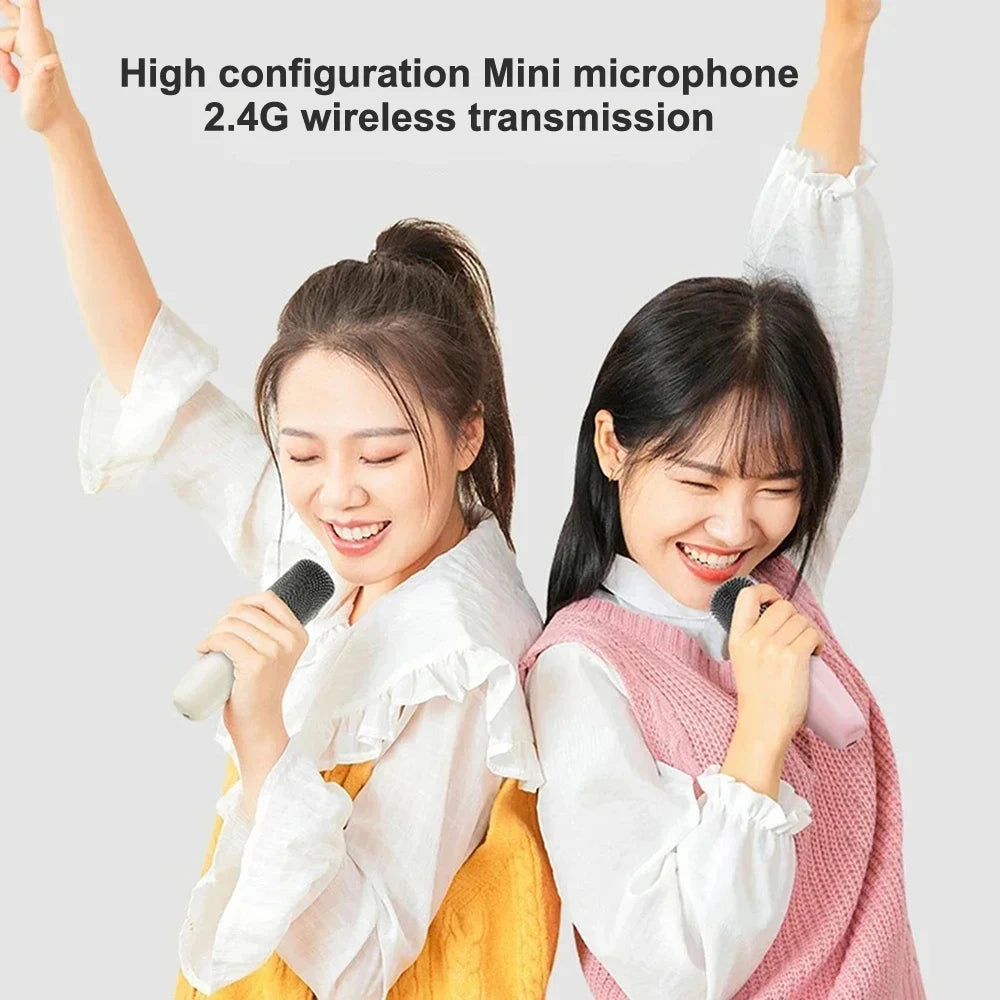 Zaarafy™ Professional Karaoke Bluetooth Speaker – Wireless Mic, KTV Column Speaker, HiFi Audio