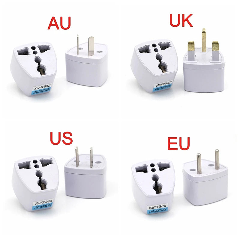 Zaarafy™ Universal Travel Adapter – EU / AU / UK / US Plug Converter