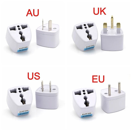 Zaarafy™ Universal Travel Adapter – EU / AU / UK / US Plug Converter