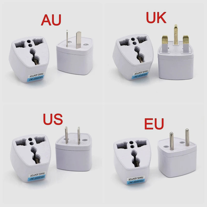 Zaarafy™ Universal Travel Adapter – EU / AU / UK / US Plug Converter