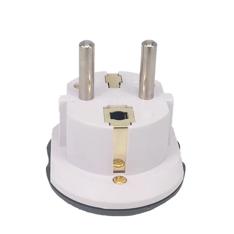 Zaarafy™ EU/Korea Plug Adapter – AU/US/UK/CN to EU/KR, 16A 250V Travel Converter