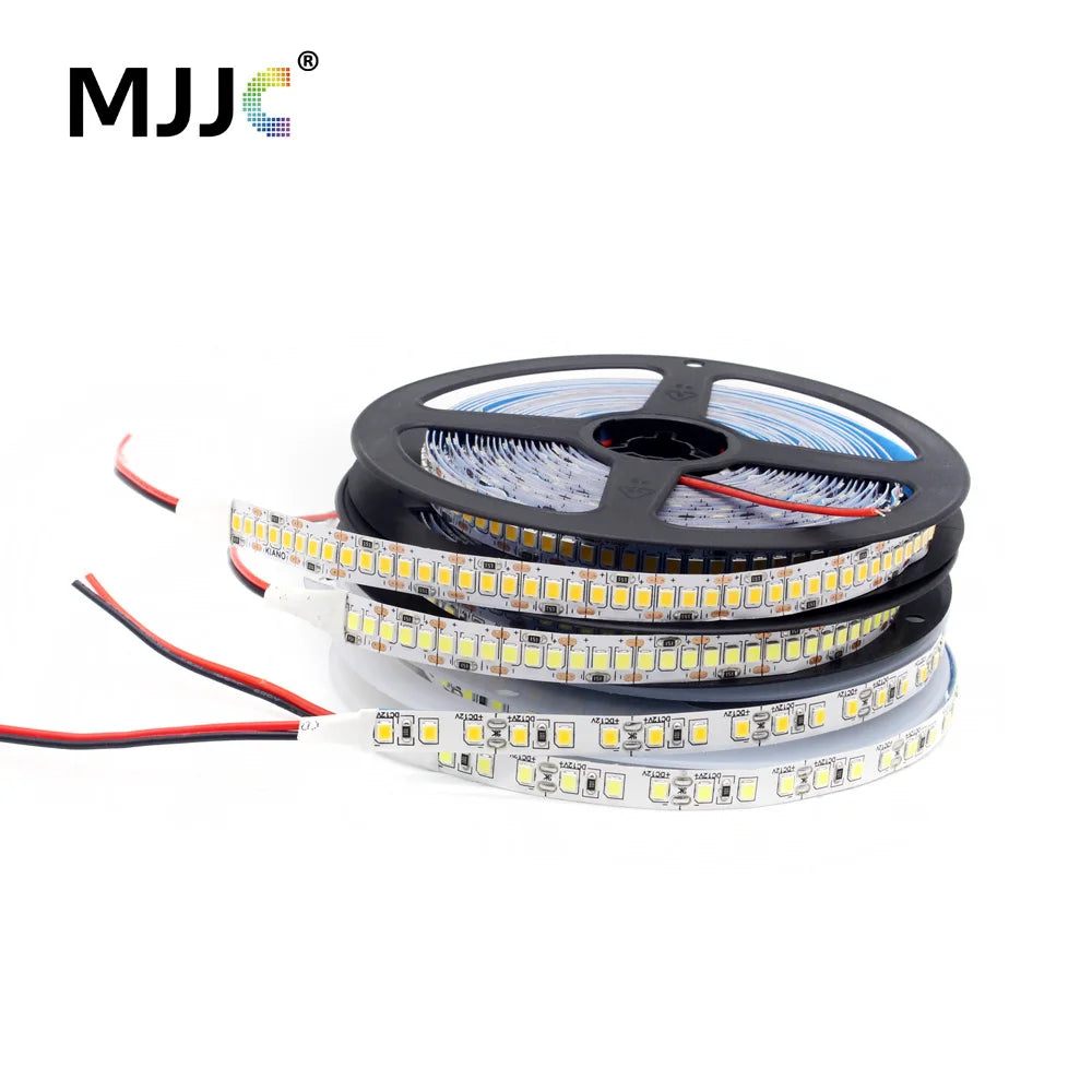 Zaarafy™ 12V SMD 2835 LED Strip Light – 120/240 LED/M, 1M-5M Warm White Flexible Ribbon