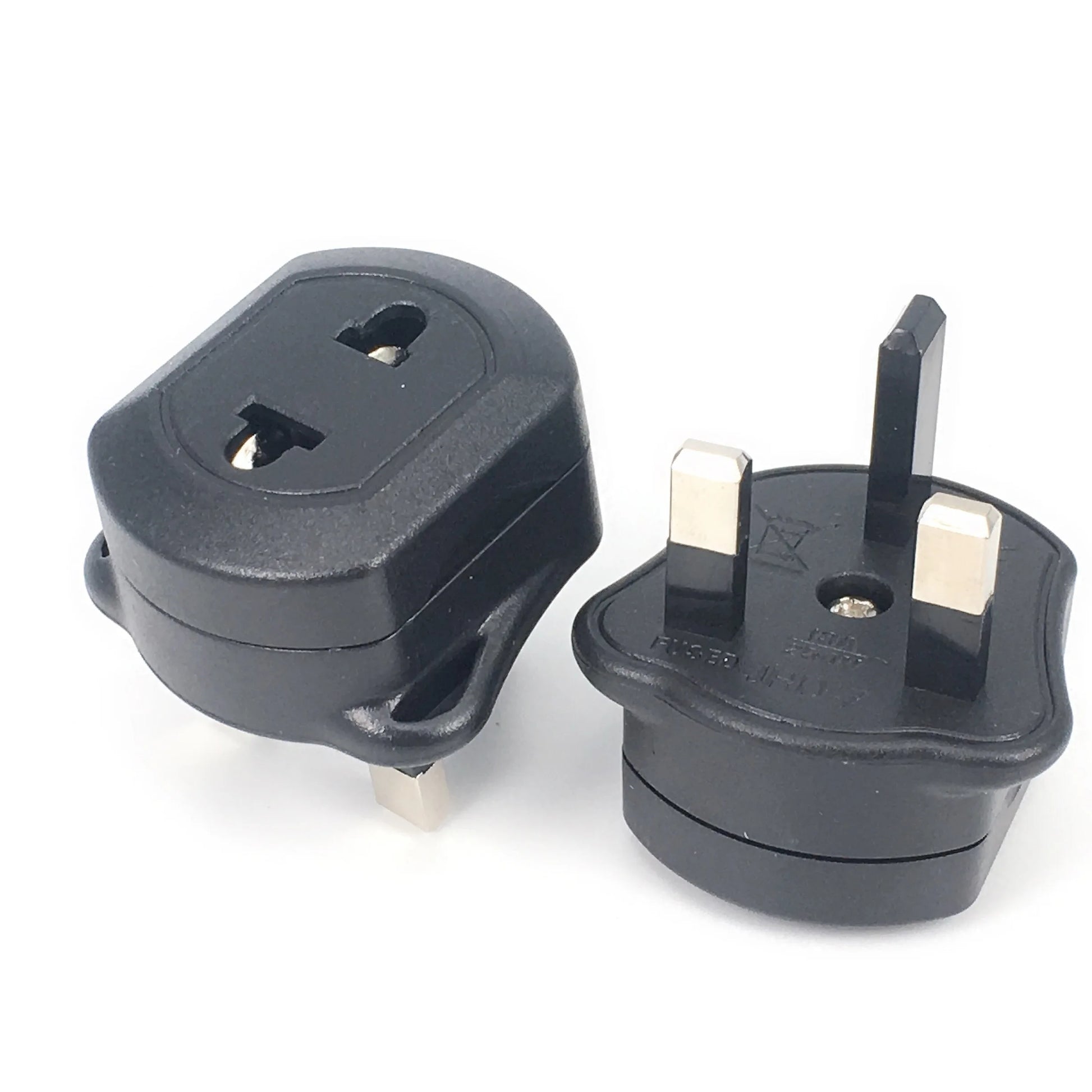 Zaarafy™ EU to UK Plug Adapter – 2-Pin to 3-Pin Travel Converter, CE Certified