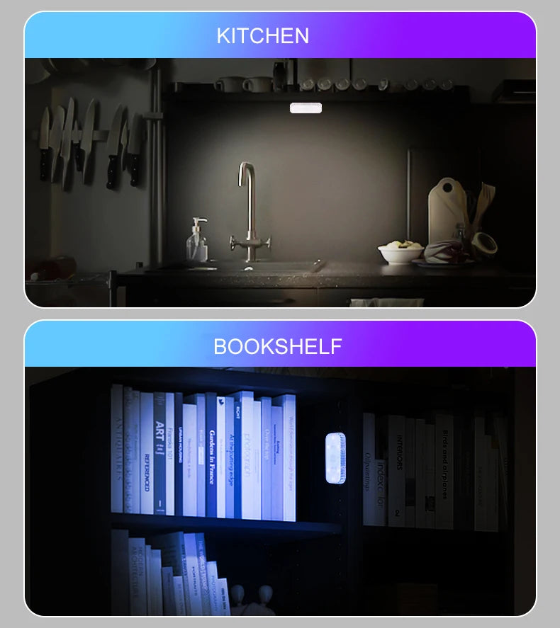 Zaarafy™ LED Touch Car Interior Light – Mini Wireless Ceiling Reading Lamp, USB Charging, Door & Trunk