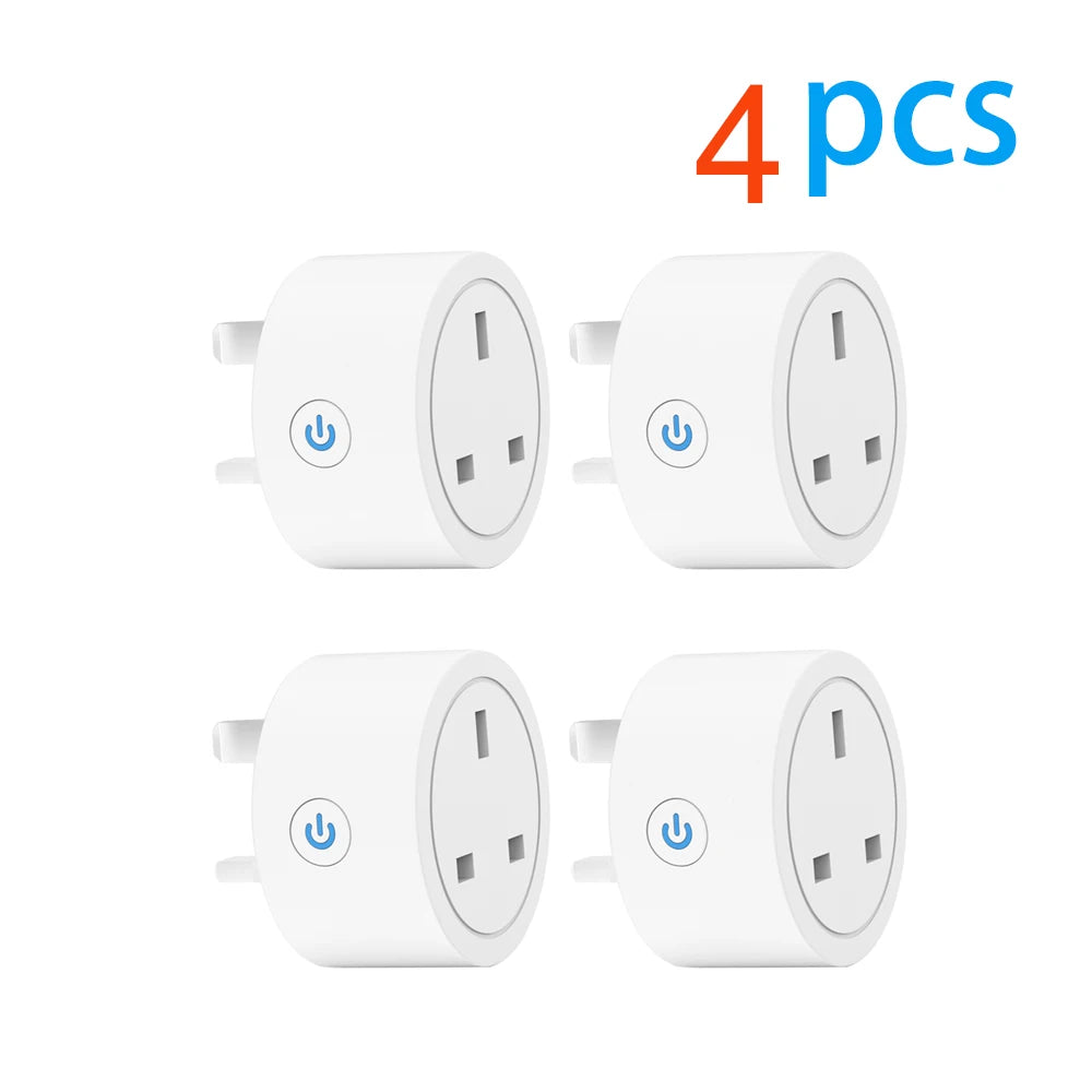 Zaarafy™ Tuya 20A Smart Socket UK Plug – WiFi, Alexa Voice Control, Energy Monitor & Timer