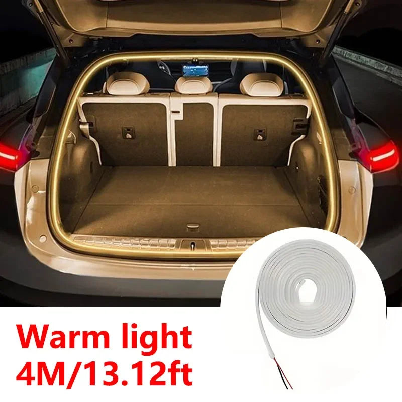 Zaarafy™ Car Trunk Ambient LED Light Strip – Auto Sensing, Wiring-Free Interior Decoration
