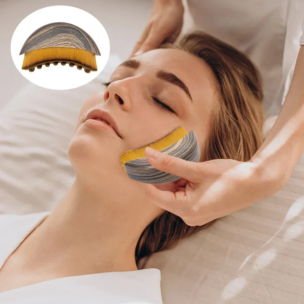 Zaarafy™ Lymphatic Contour Face Brush – Drainage Massager for Face & Chin Sculpting