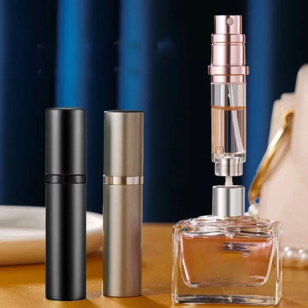 Zaarafy™ 5ml Mini Aluminum Refillable Spray Bottle – Portable Perfume Atomizer, Travel Size