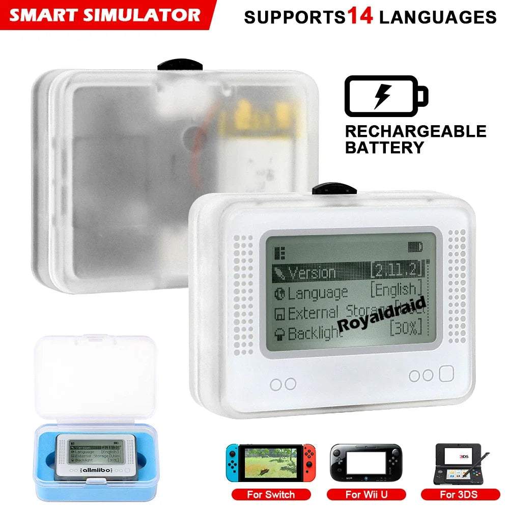 Zaarafy™ Amiibo NFC Card Emulator – Infinite Card Swipe Game Simulator for Nintendo Switch, 3DS & Wii U
