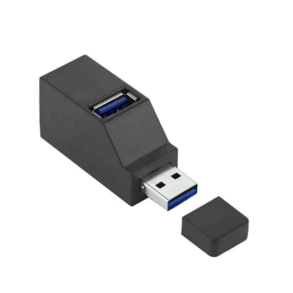 Zaarafy™ USB 3.0 Hub Mini Splitter – 1 to 3 Port High Speed Adapter for PC & Laptop