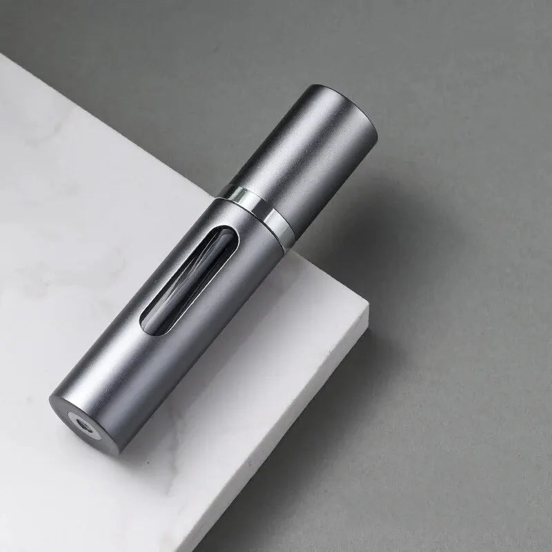 Zaarafy™ 5ml Refillable Glass Perfume Spray Bottle – Nano Mist, Aluminum Shell, Travel Size