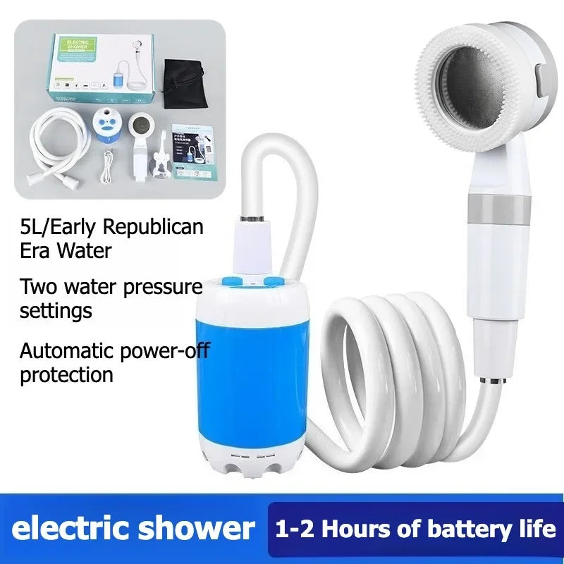 Zaarafy™ HydroBlast Smart Digital Camping Shower Pump (USB Rechargeable)