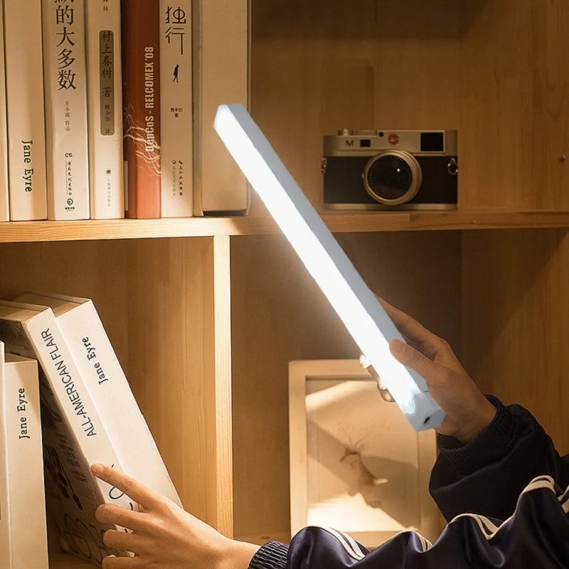 Zaarafy™ Motion Sensor LED Night Light Bar – USB Rechargeable, Cabinet & Staircase Strip Lamp