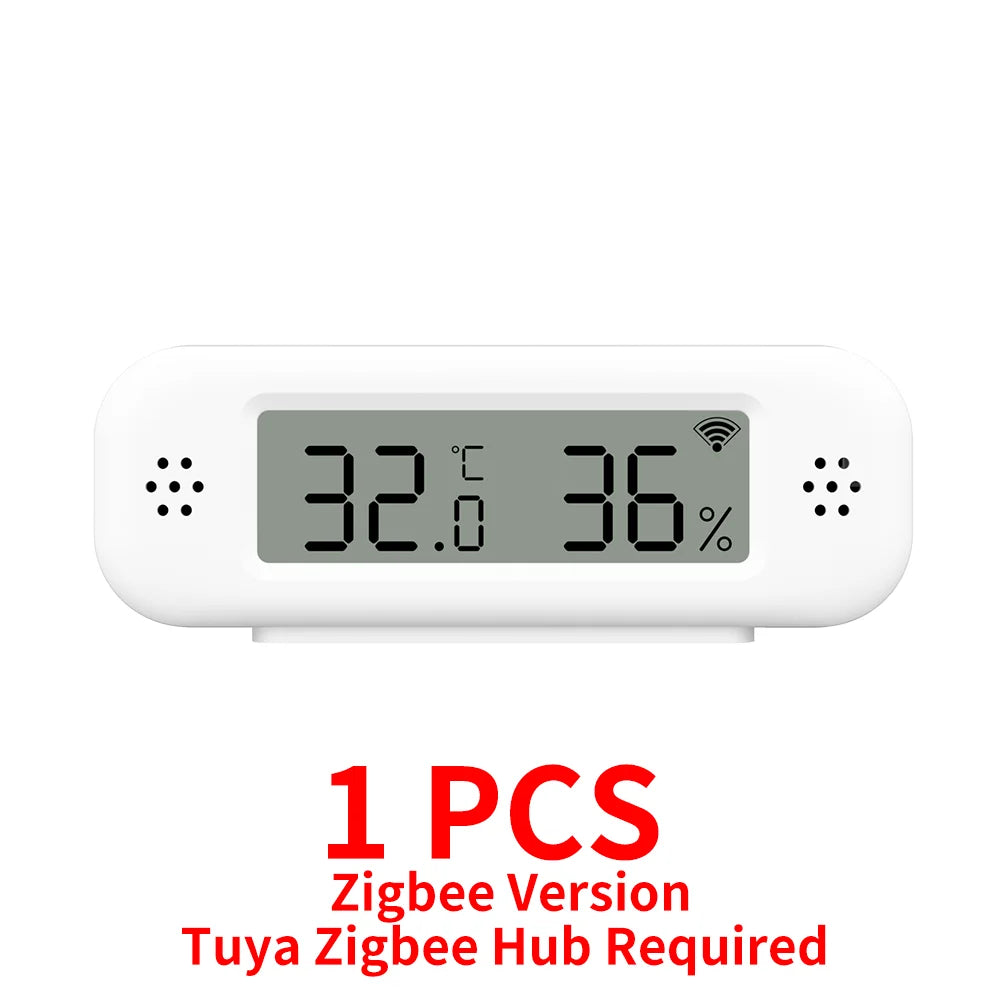 Zaarafy™ Tuya WiFi Zigbee Temperature & Humidity Sensor – Smart Hygrometer, Alexa & Yandex Compatible