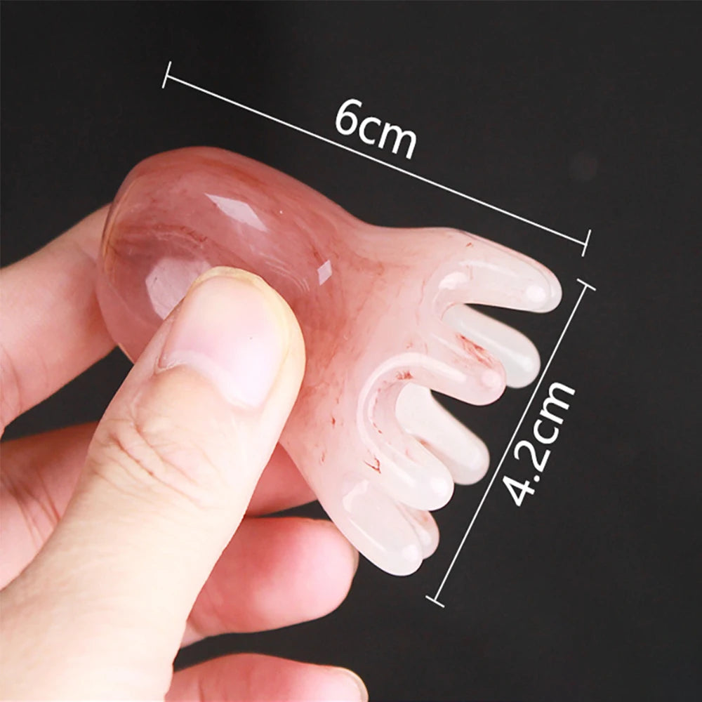 Zaarafy™ Octopus Scalp Massage Comb – Wide Tooth, Meridian Acupoint, Deep Relaxation