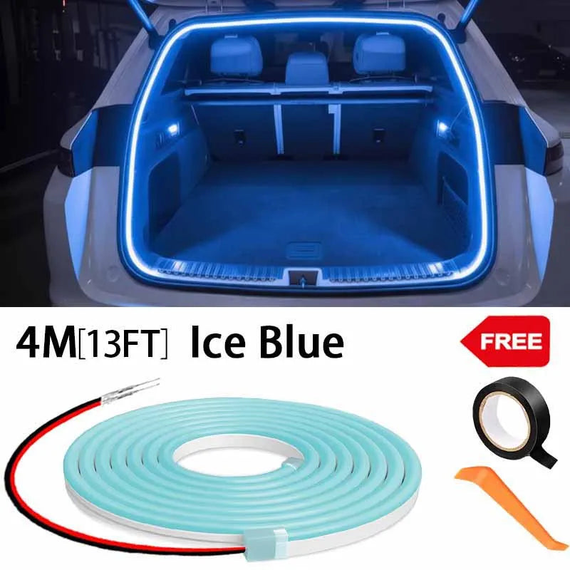 Zaarafy™ Car Tailgate Ambient LED Light Strip – High Brightness, Auto Sensing, Wiring-Free