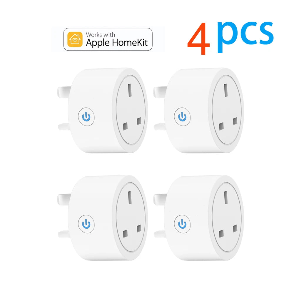 Zaarafy™ Tuya 20A Smart Socket UK Plug – WiFi, Alexa Voice Control, Energy Monitor & Timer