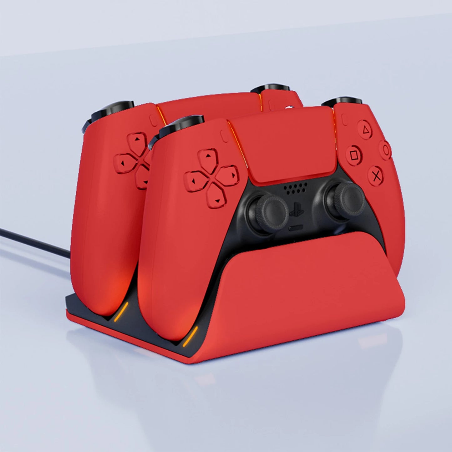 Zaarafy™ PS5 Dual Controller Fast Charging Dock – Wireless Gamepad Charger Stand