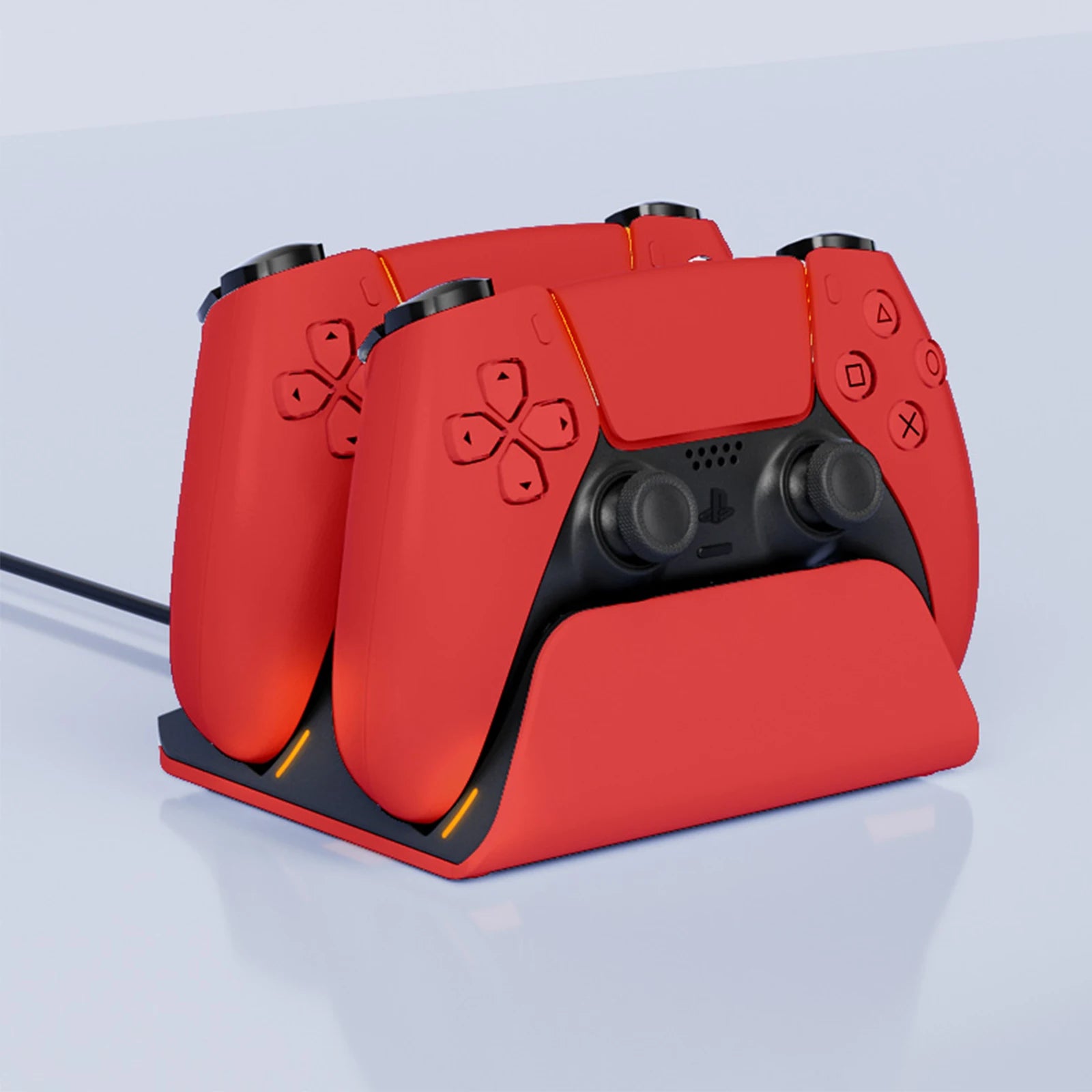 Zaarafy™ PS5 Dual Controller Fast Charging Dock – Wireless Gamepad Charger Stand
