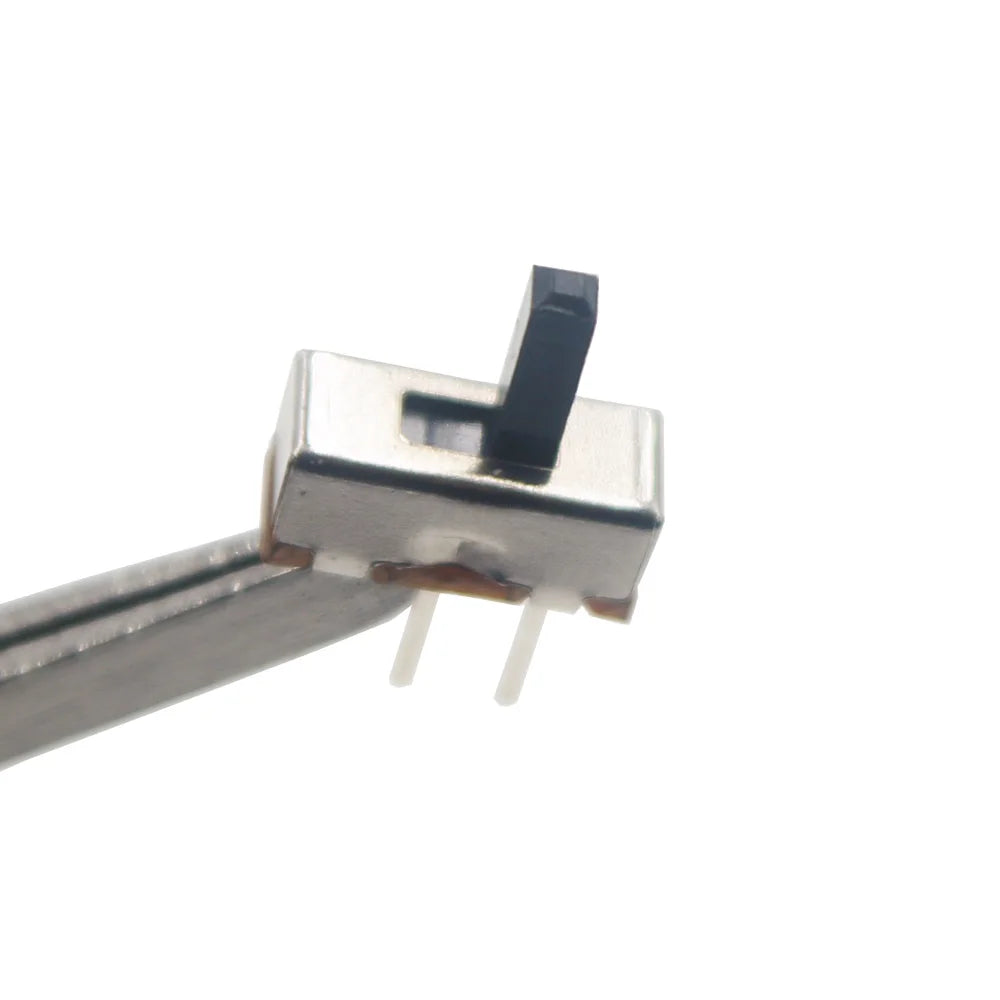 Zaarafy™ Mini Slide Switch SS12D00 – 20 Pcs, 3-Pin 1P2T, On/Off Toggle, 2mm–6mm Handle