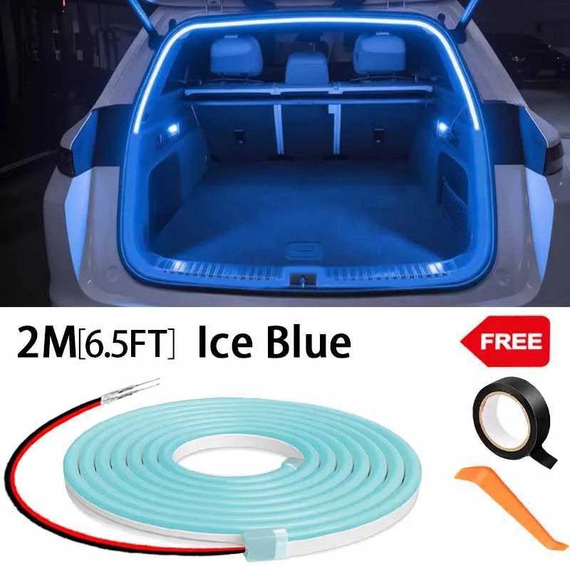 Zaarafy™ Car Tailgate Ambient LED Light Strip – High Brightness, Auto Sensing, Wiring-Free