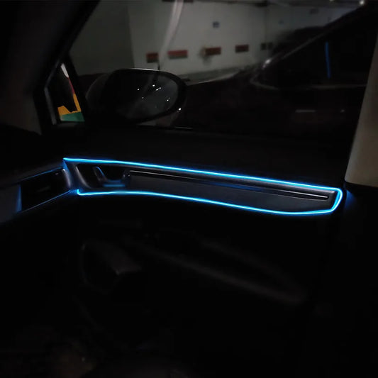 Zaarafy™ Car Interior EL Neon LED Strip – USB Powered, Flexible Ambient Light, 1M/3M/5M