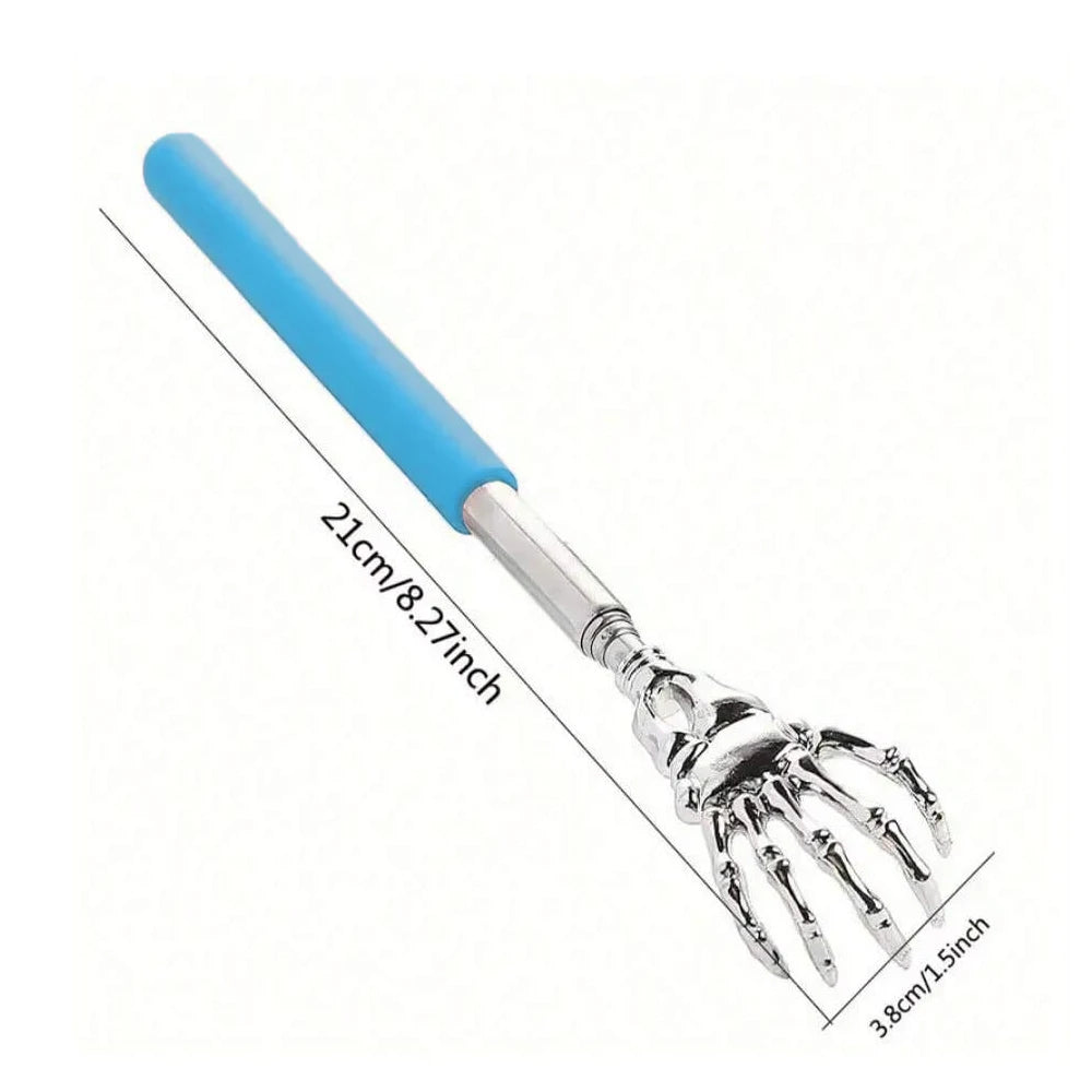 Zaarafy™ Telescoping Back Scratcher – Stainless Steel, Extendable for Human & Pets