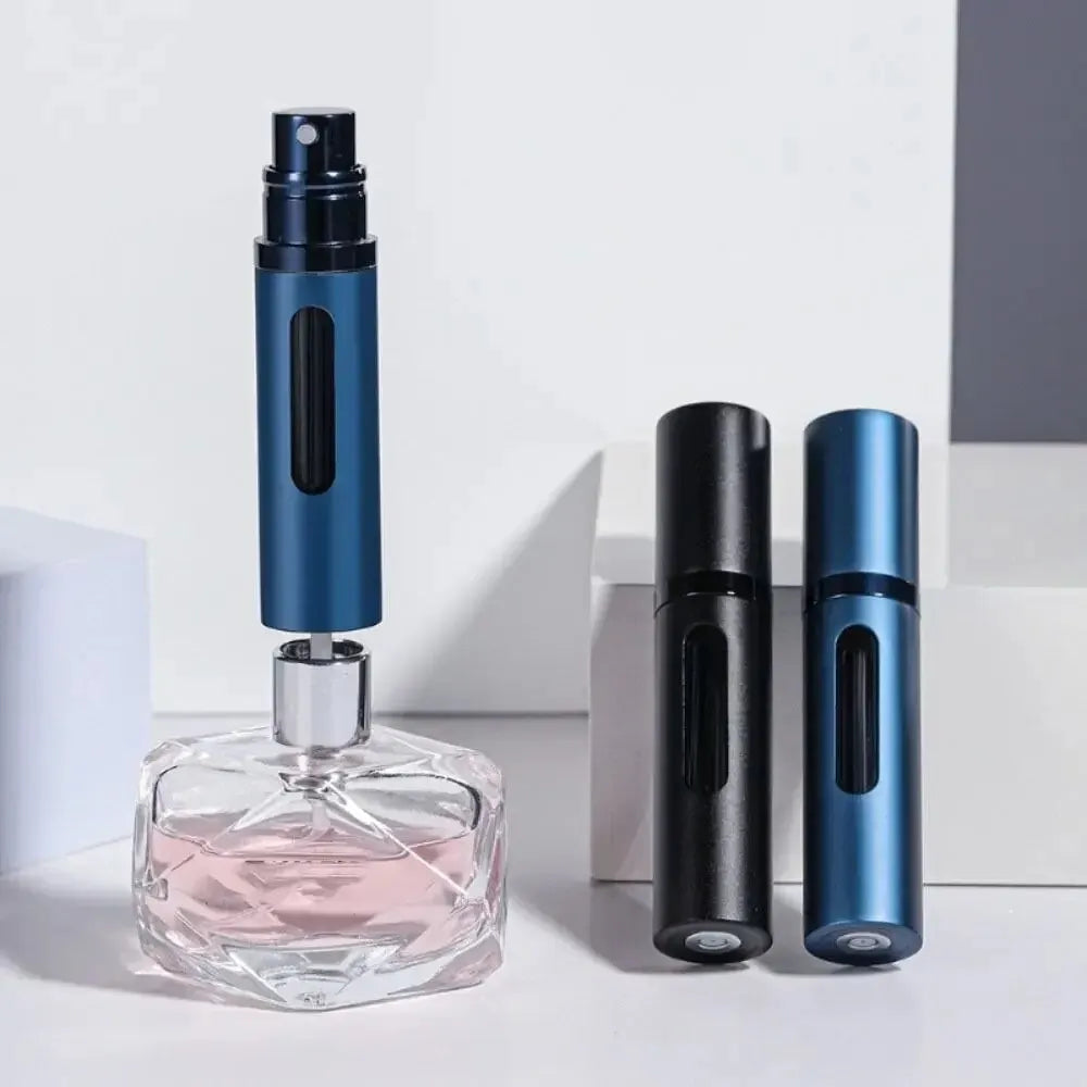Zaarafy™ 5ml Refillable Glass Perfume Spray Bottle – Nano Mist, Aluminum Shell, Travel Size