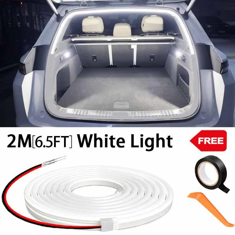 Zaarafy™ Car Tailgate Ambient LED Light Strip – High Brightness, Auto Sensing, Wiring-Free