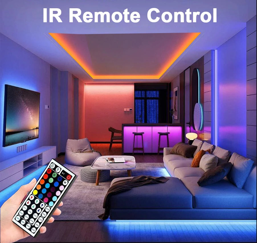 Zaarafy™ RGB LED Strip Lights – 5M-30M App Control, Flexible Room Decoration Light Tape