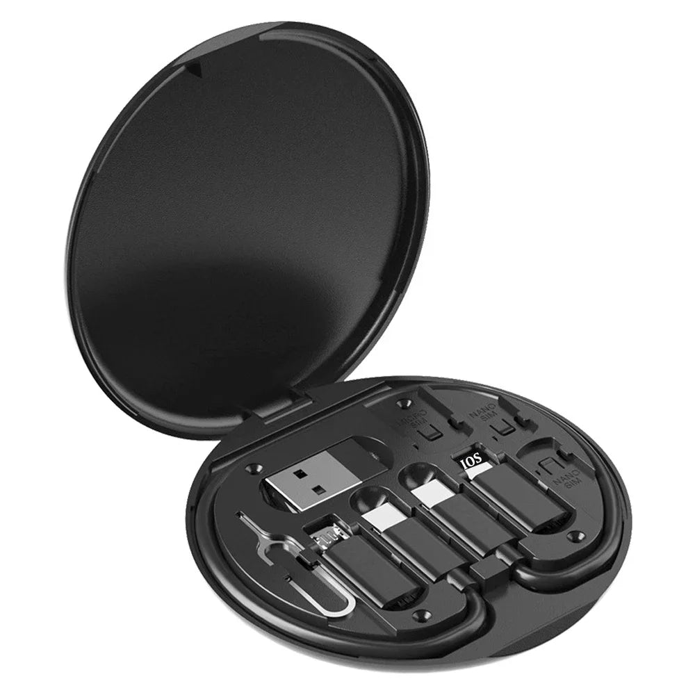 Zaarafy™ Multi USB-C Cable Adapter Kit – 60W USB-C to Lightning, Micro, Type-C Conversion Set