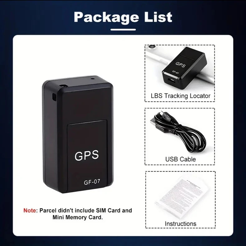 Zaarafy™ GF07 Mini Magnetic GPS Tracker & Real-Time Locator