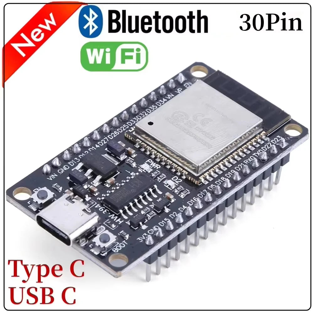 Zaarafy™ ESP32 32S WiFi & Bluetooth Development Board – Dual Core, Ultra-Low Power, 30Pin Smart Home Module