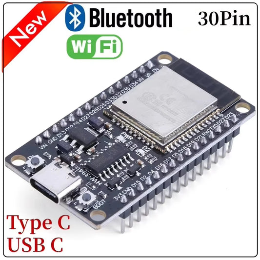 Zaarafy™ ESP32 32S WiFi & Bluetooth Development Board – Dual Core, Ultra-Low Power, 30Pin Smart Home Module