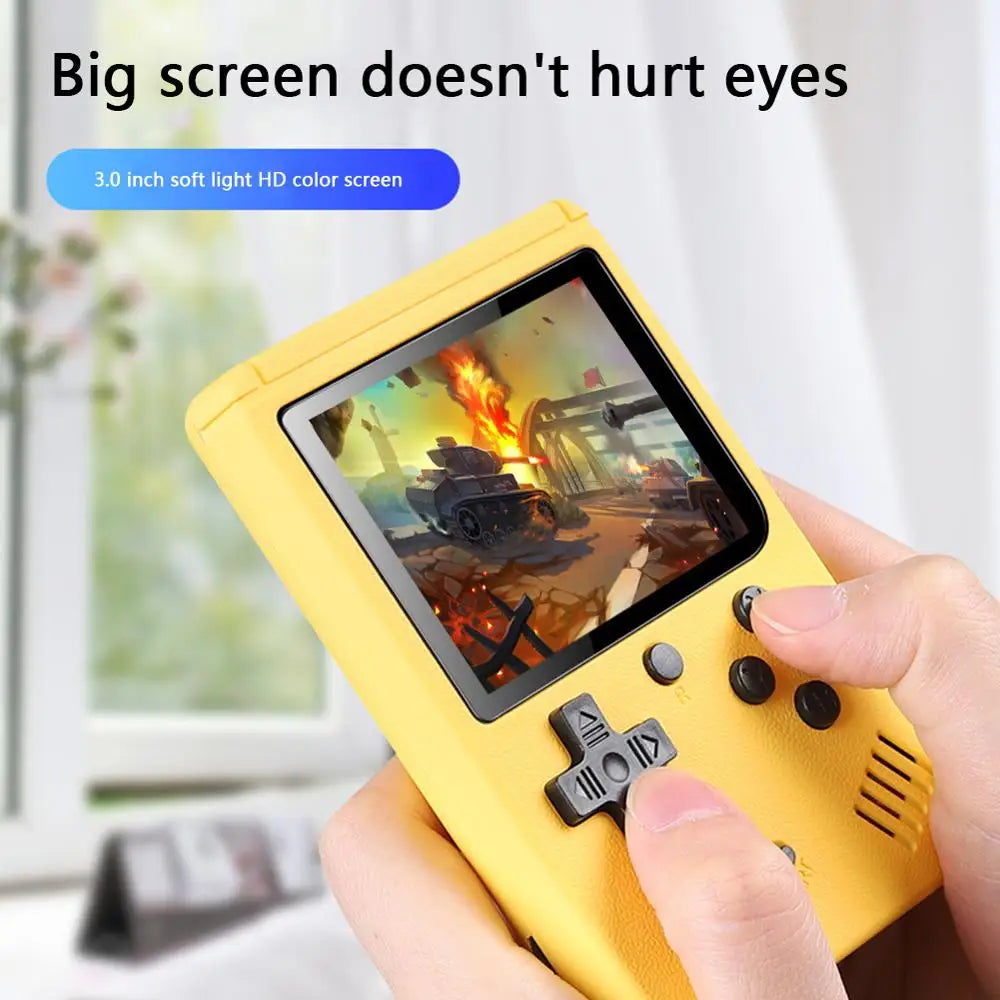 Zaarafy™ 400-in-1 Retro Handheld Game Console – 3.0" Color LCD, 8-Bit Portable Game Player