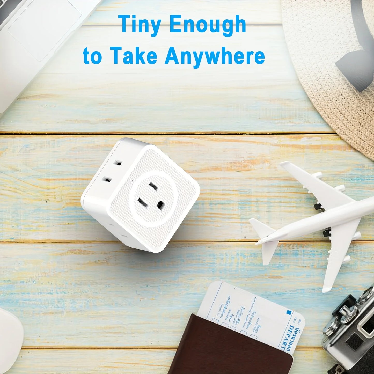 Zaarafy™ 5-Way Wall Outlet Extender – Multi Plug Splitter for Travel, Home & Office