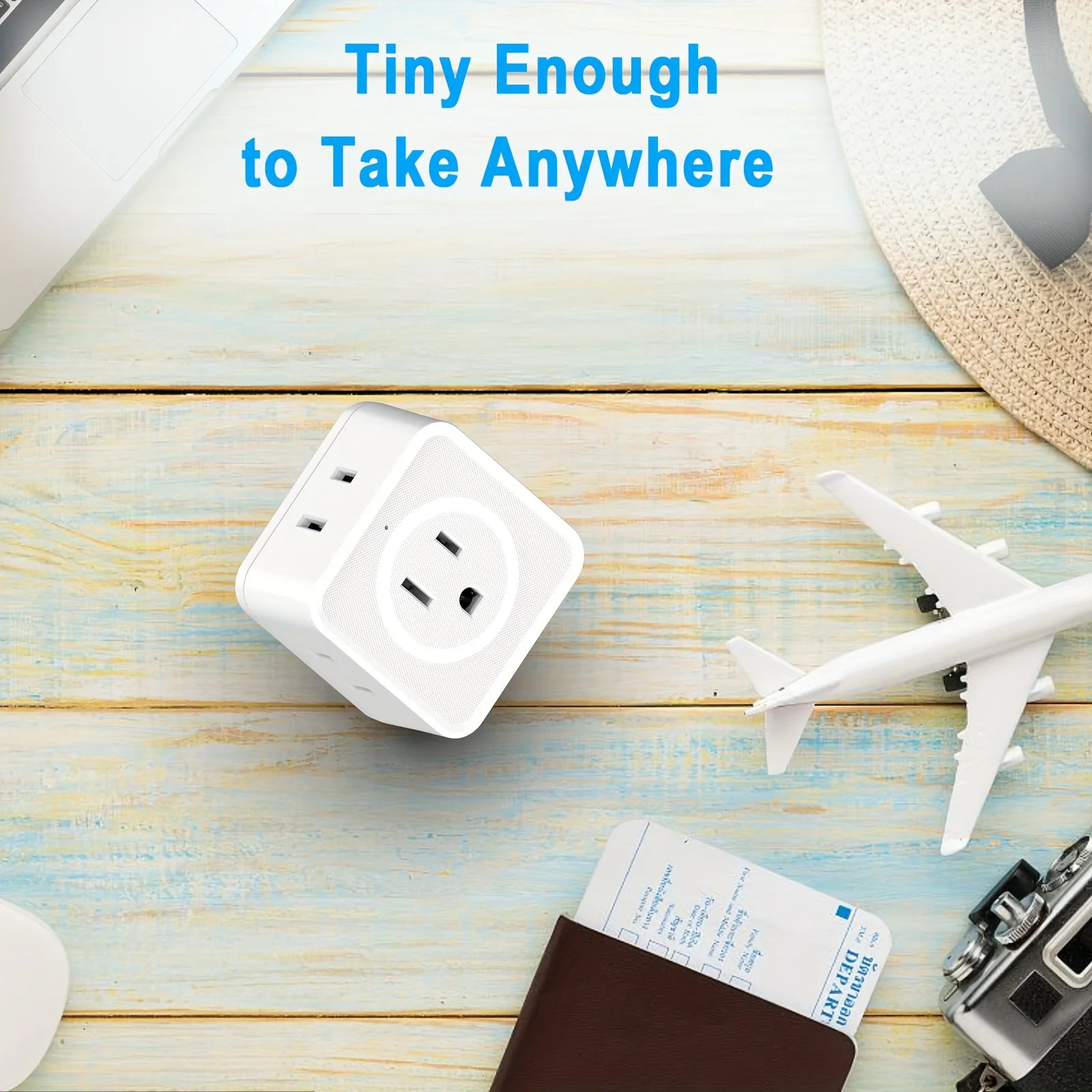 Zaarafy™ 5-Way Wall Outlet Extender – Multi Plug Splitter for Travel, Home & Office