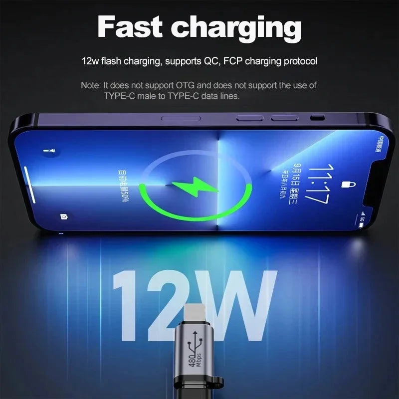 Zaarafy™ USB Connector Adapter – Type-C, Lightning, Micro USB & Mini USB Converter