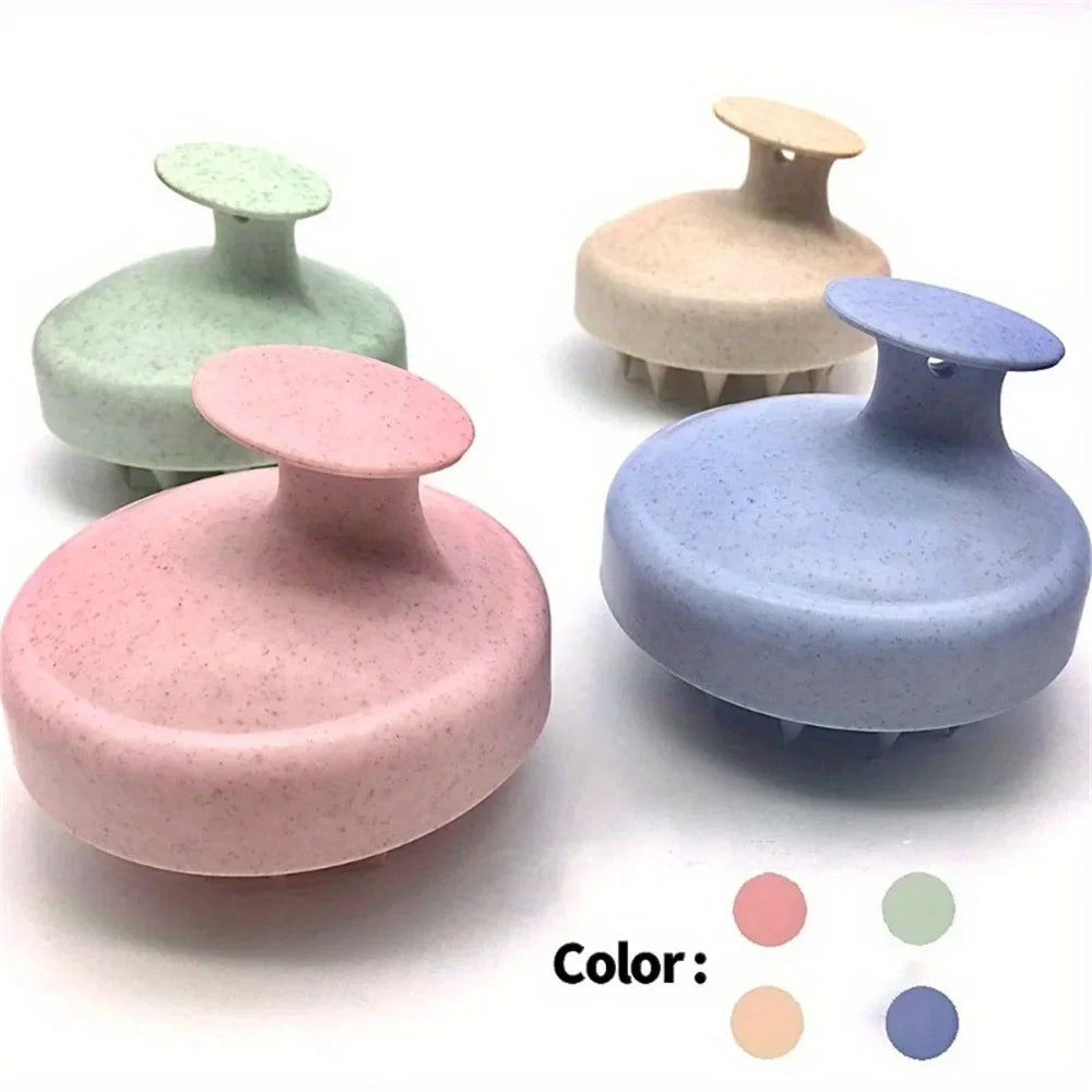 Zaarafy™ Silicone Shampoo Scalp Massage Brush – Deep Cleansing, Hair Washing Comb