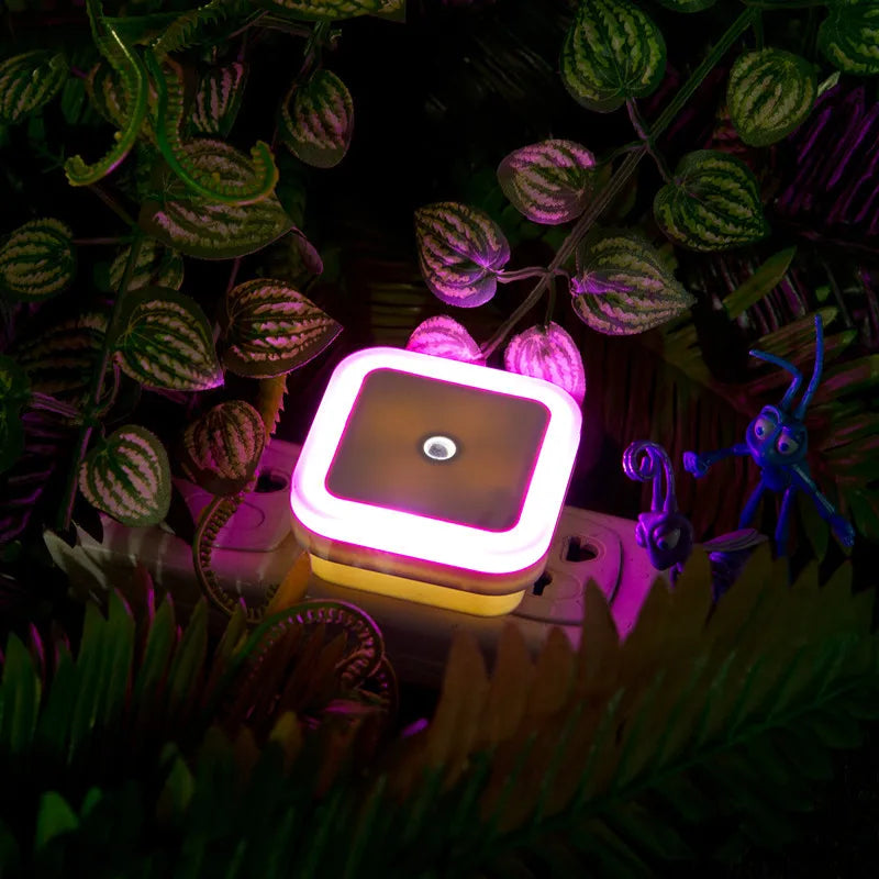 Zaarafy™ LED Plug-In Night Light – Auto Light Sensor, 360° Glow, EU/US Plug