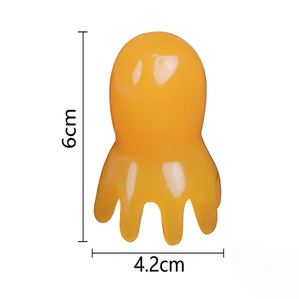 Zaarafy™ Octopus Scalp Massage Comb – Wide Tooth, Meridian Acupoint, Deep Relaxation