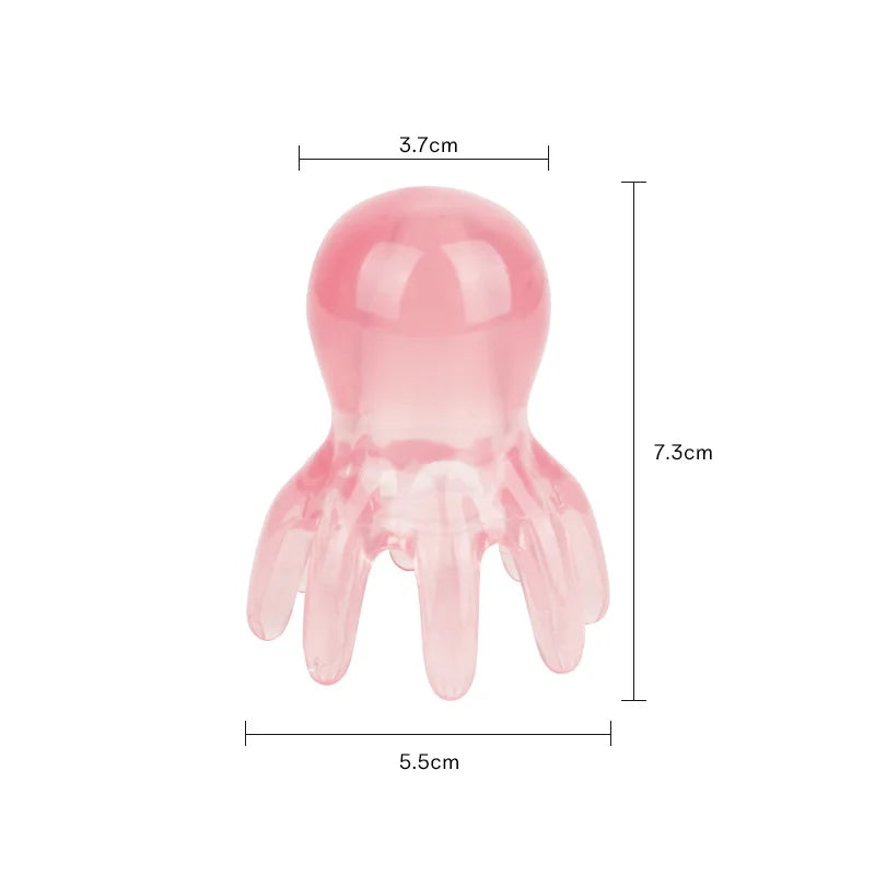 Zaarafy™ Resin Octopus Gua Sha Massage Comb – SPA Scalp & Fatigue Relief